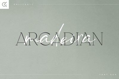 Arcadian & Moderna - modern font duo Free Download