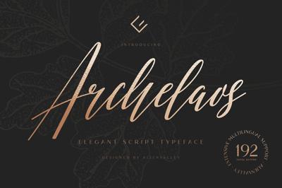 Archelaos - Elegant Script Font Free Download