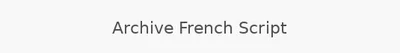Archive French Script