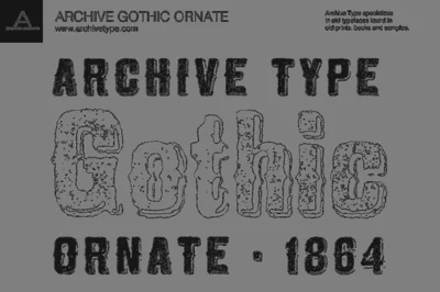 Archive Gothic Ornate Font