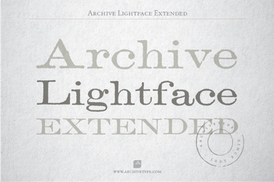 Archive Lightface Extended Free Download