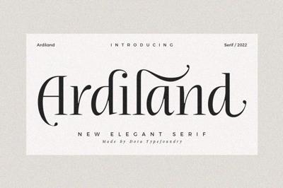 Ardiland | Elegant Serif Free Download