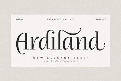 Ardiland | Elegant Serif Font