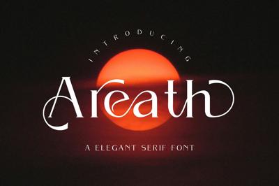 Areath - Elegant Serif Font Free Download