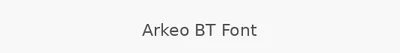 Arkeo BT Font