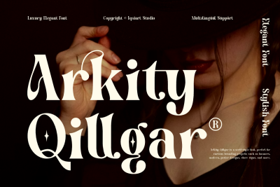 Arkity Qillgar Feminine Elegant Font