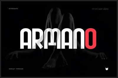 Armano Display Typeface