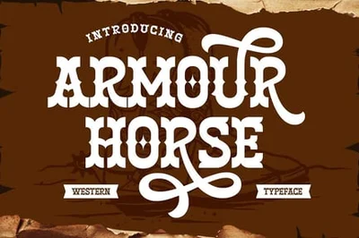 Armour Horse Bold Western Display