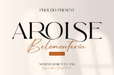 Arolse Belmonteria Font Duo Free Download