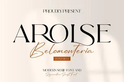 Arolse Belmonteria Font Duo