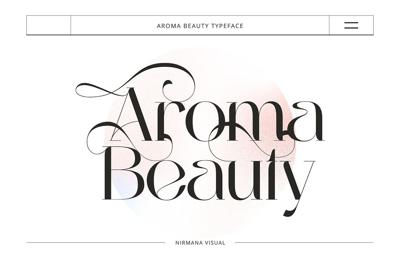 Aroma Beauty - Modern serif Free Download