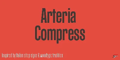 Arteria Compress Font