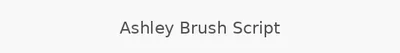 Ashley Brush Script