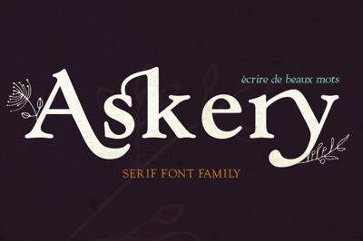 Askery Font Family Free Download