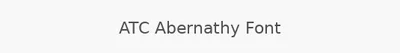 ATC Abernathy Font