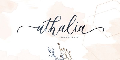 Athalia Script Font