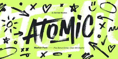 Atomic Marker Font