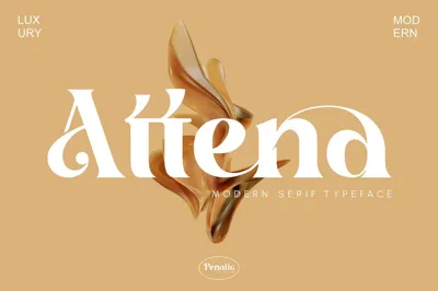 Attena _ modern serif typeface Free Download