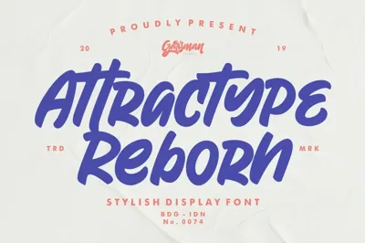Attractype Reborn - Stylish Font Free Download