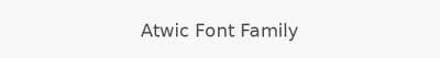 Atwic Font Family
