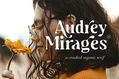 Audrey Mirages - Organic Serif Font