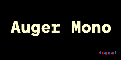 Auger Mono Font Free Download