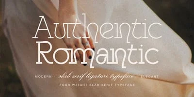 Authentic Romantic Font