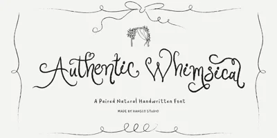 Authentic Whimsical Font