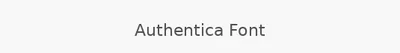 Authentica Font
