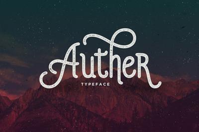 Auther Typeface Free Download