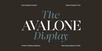 Avalone Font