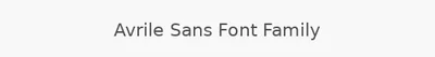 Avrile Sans Font Family