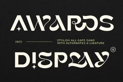 Awards - Stylish Display Sans Font