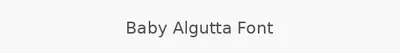 Baby Algutta Font