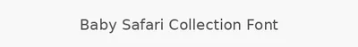 Baby Safari Collection Font