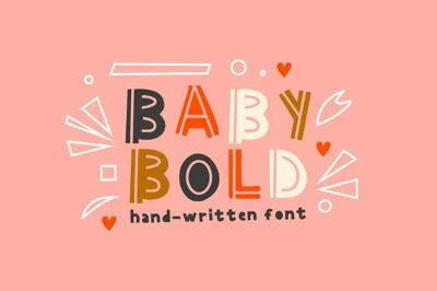BabyBold Font for KID'S