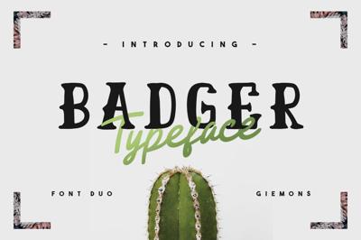 Badger Typeface - 50% OFF Free Download