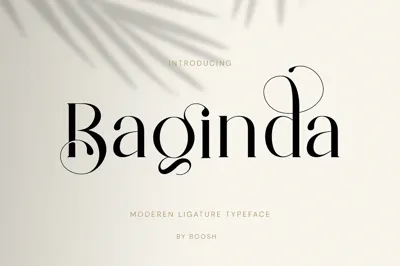 Baginda - Modern Ligature Typeface Free Download