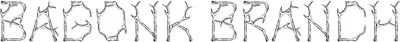 Bagonk Branch Font