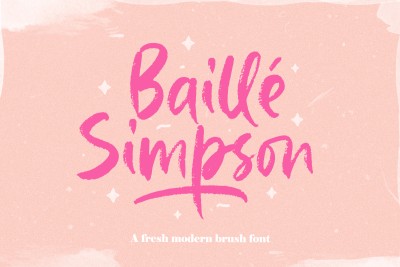 Baille Simpson Font