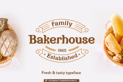 Bakerhouse Vintage Font Bonus
