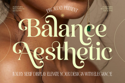 Balance Aesthetic Luxury Serif Font