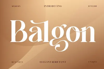 Balgon Serif Free Download