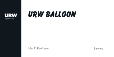 Balloon Font