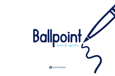 Ballpoint Display Font Free Download