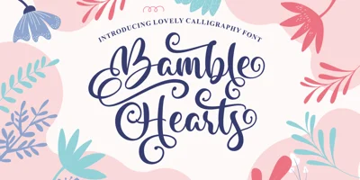 Bamble Hearts Font