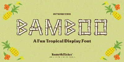 BAMBOO Font
