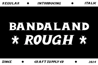 Bandaland Rough Font