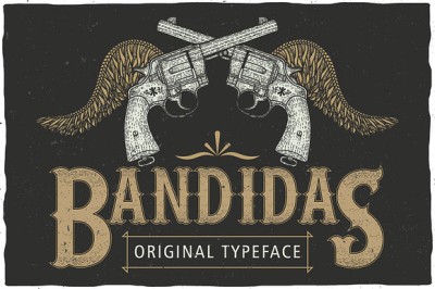 Bandidas Label Font