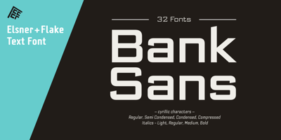 Bank Sans EF Free Download